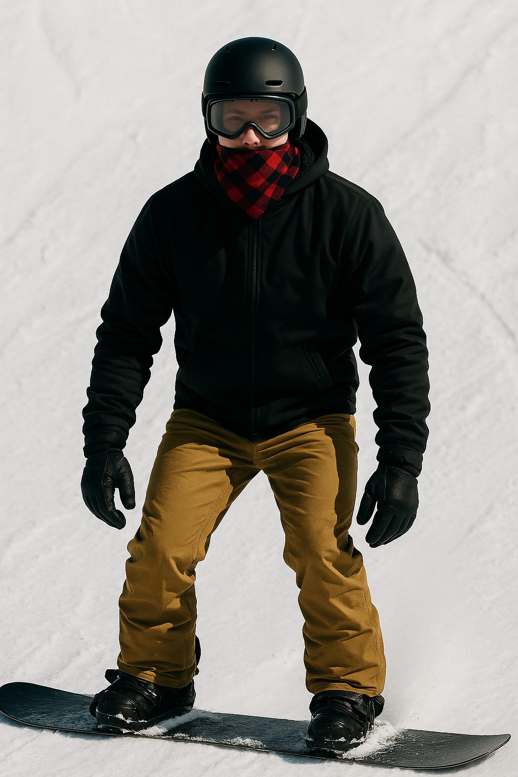 Winter Neck Warmer (Red/Black)