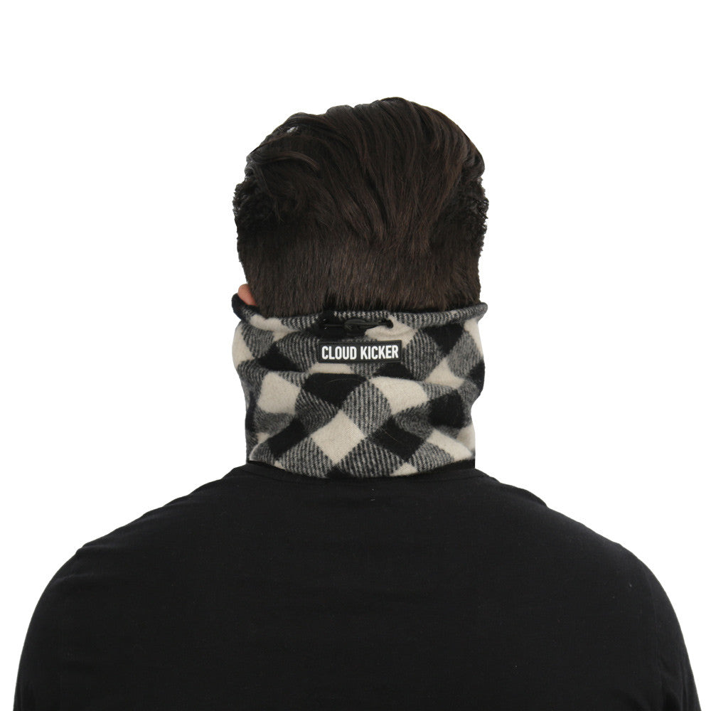 Winter Neck Warmer (White/Black)
